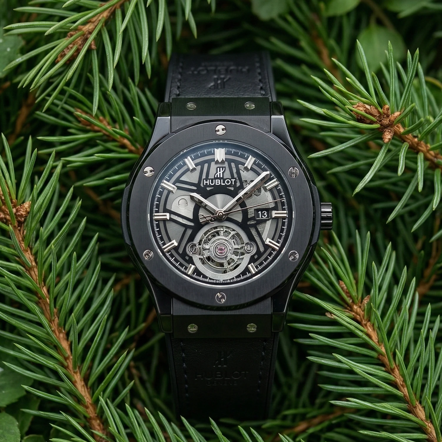Hublot Big Bang Skeleton dial Watch (Water Resistant)