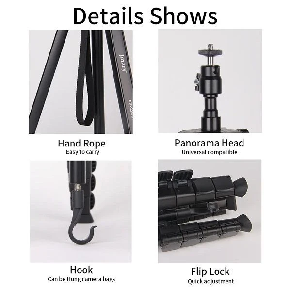 Jmary Tripod KP2208 Professional Tripod with Mobile Holder