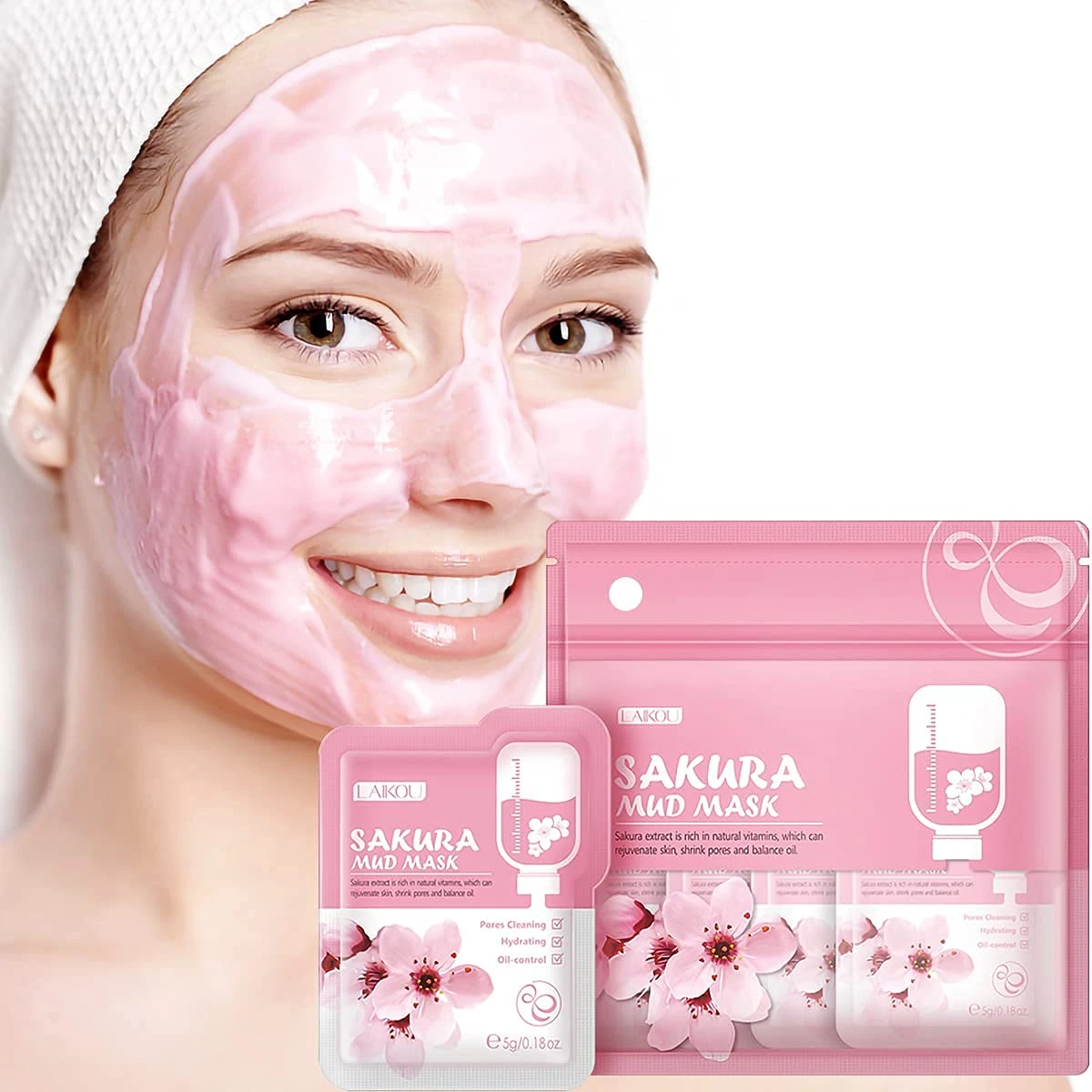 Laikou Matcha Mud Mask 5gm x 6 Pack