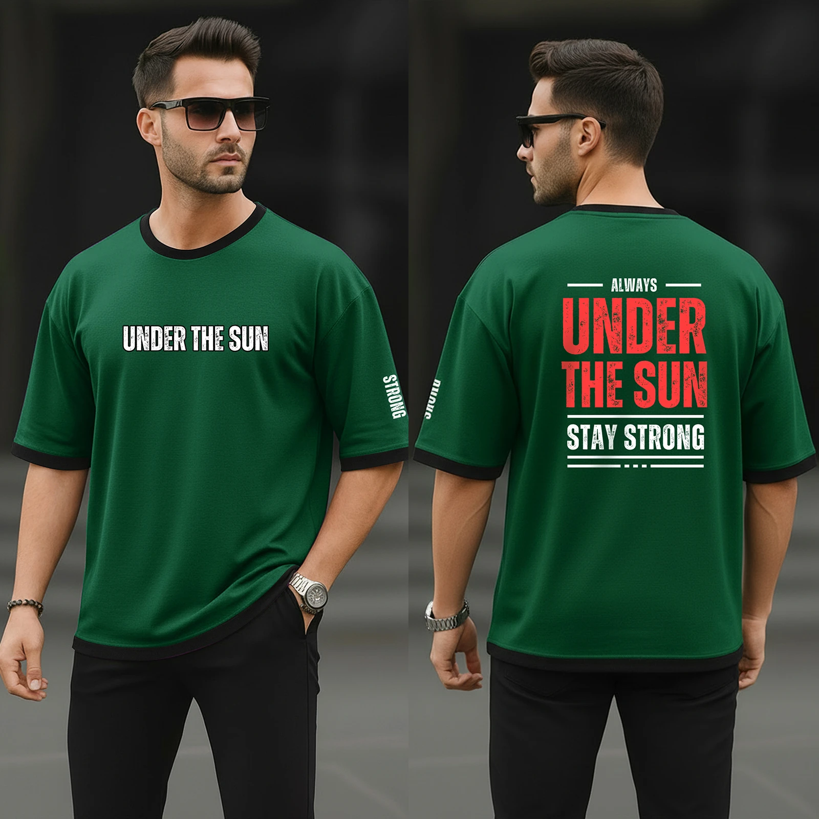 Premium Streetwear Drop Shoulder T-shirt for Men
