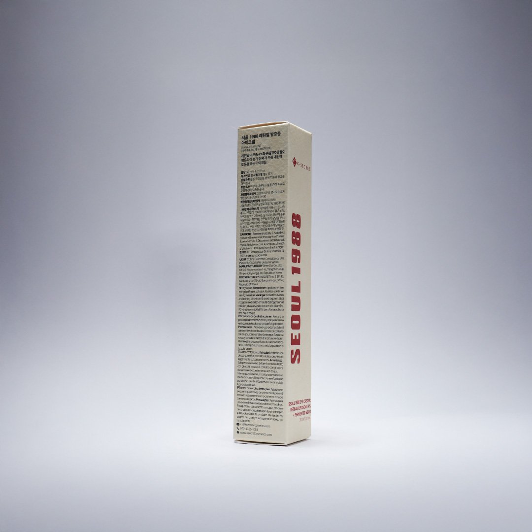 K-SECRET Seoul 1988 Eye Cream : Retinal Liposome 4% + Fermented Bean 30 ml