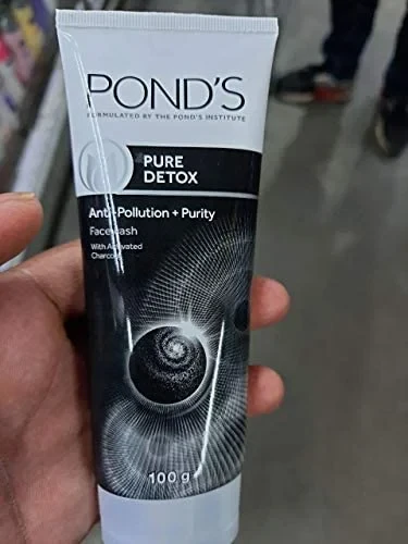 Pond's Face Wash Pure Detox Pollution Clear with Activated Carbon 100ml | Bangladesh
