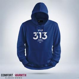 313 Bodri Sahaba Islamic Hoodie (Royal Blue)