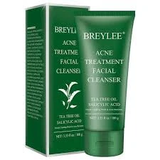 Breylee Acne Treatment Facial Cleanser 100g with Tea Tree Oil & Salicylc Acid