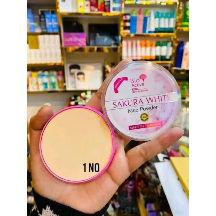 Bio Active Sakura Pink Face Powder 16gm | Shade 1