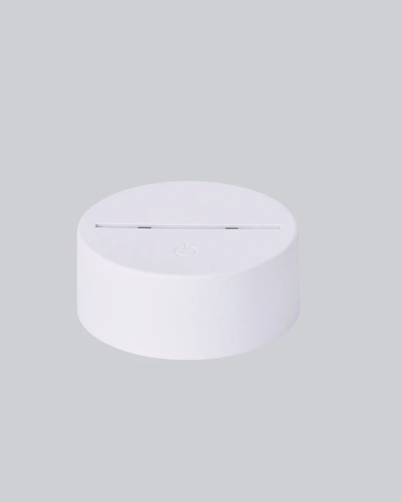 GearUP Acrylic Night Lamp (Only Base)- White