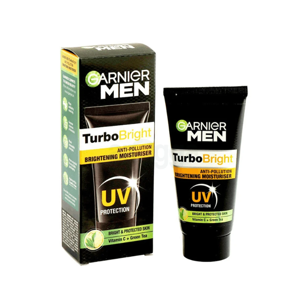 Garnier Men Turbo Bright Anti-Pollution 40gm Brightening Moisturizer | India