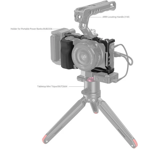 SmallRig Camera Cage with Right Side Handgrip for Sony ZVE10 MFR3538B