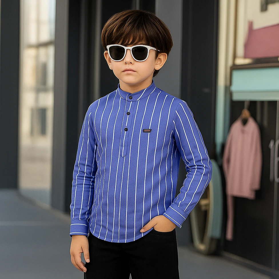 Father & Son Premium Striped Cotton Katua