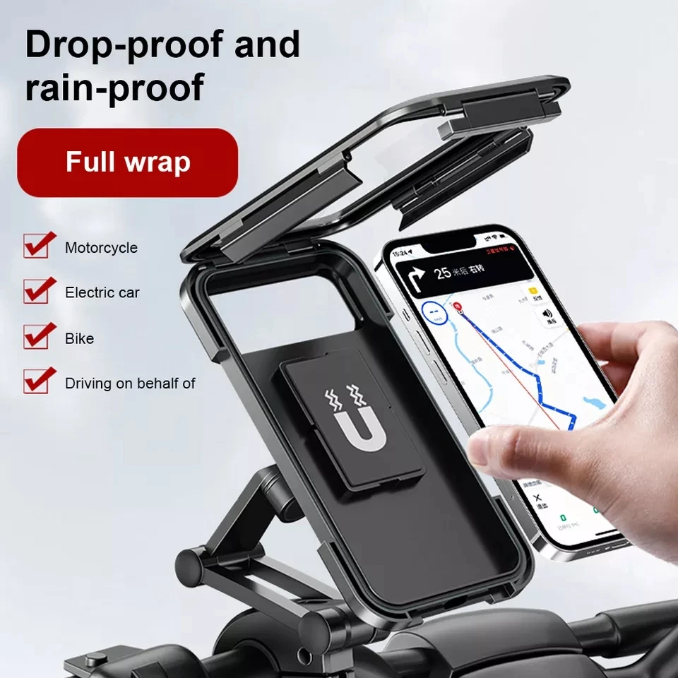 Newfangled - Cycle/Bike/Motorcycle handle Smart Mobile Phone Holder Bike Mobile Holder - Sports & Outdoors - Modern and Trendy