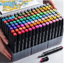 Art Markers Set Dual Headed Artist Sketch Oily Alcoholl Based Markers Pen 30