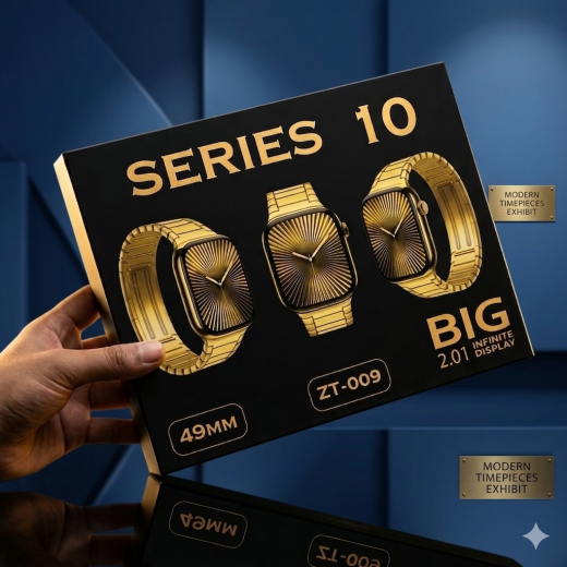 Premium Golden Edition Smartwatch Sale - Series 10 (ZT-009)