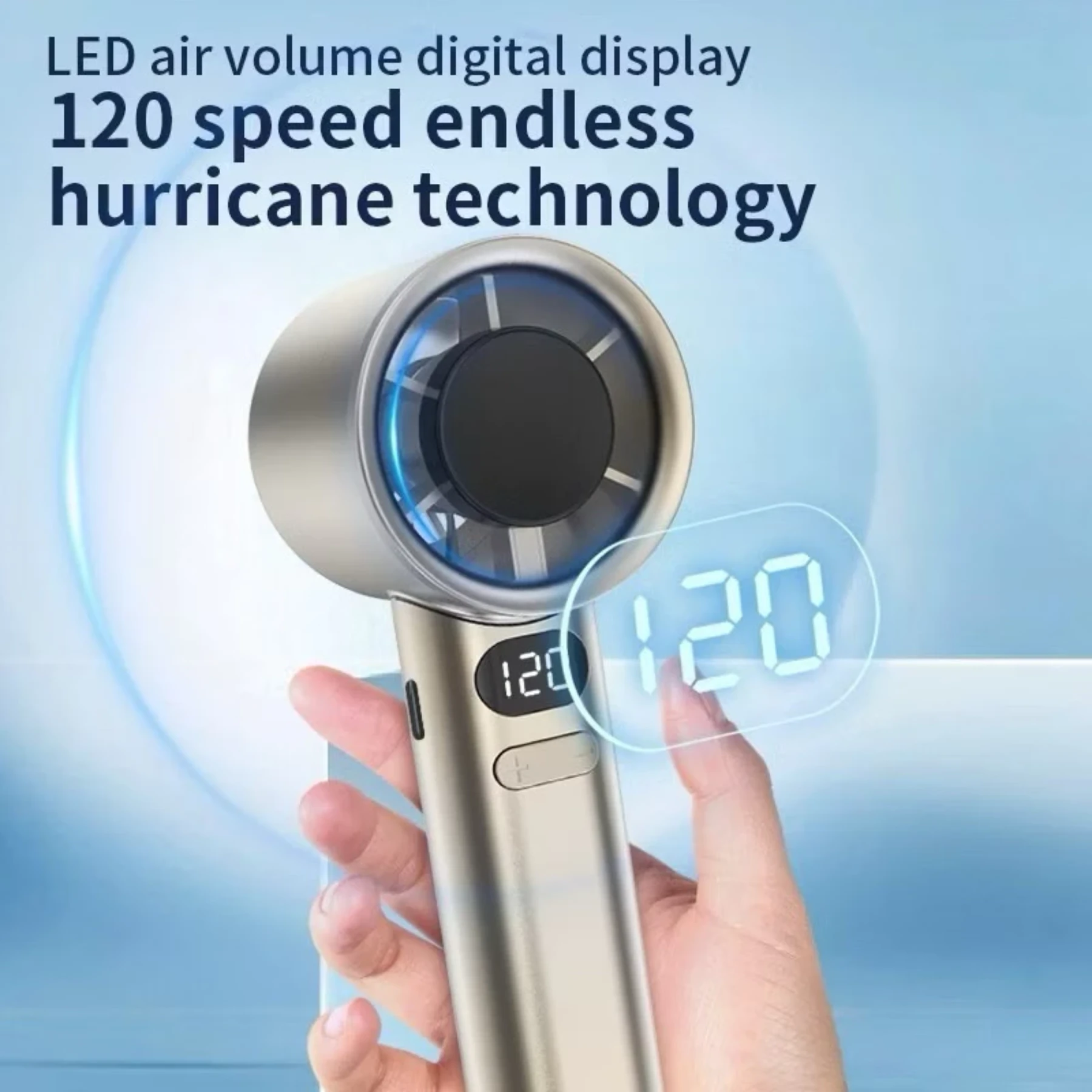 M11 Handheld Fan Portable Bladeless Mini Fan rechargeable