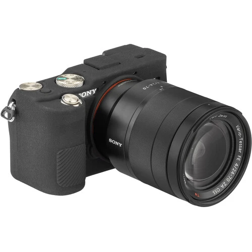 Silicone Cover Camera Case for Sony A7C Black