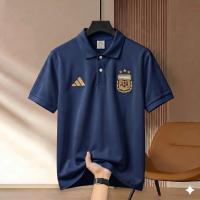 Highdency Rubber Print World Cup Polo Shirt