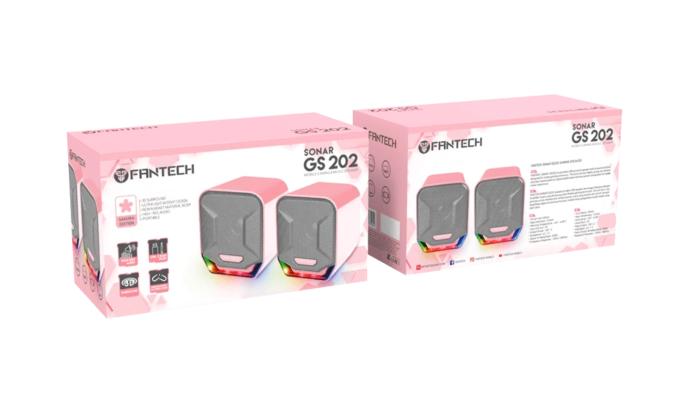 Sonar GS202 Sakura Edition USB & 3.5mm Gaming Speaker (2:0)