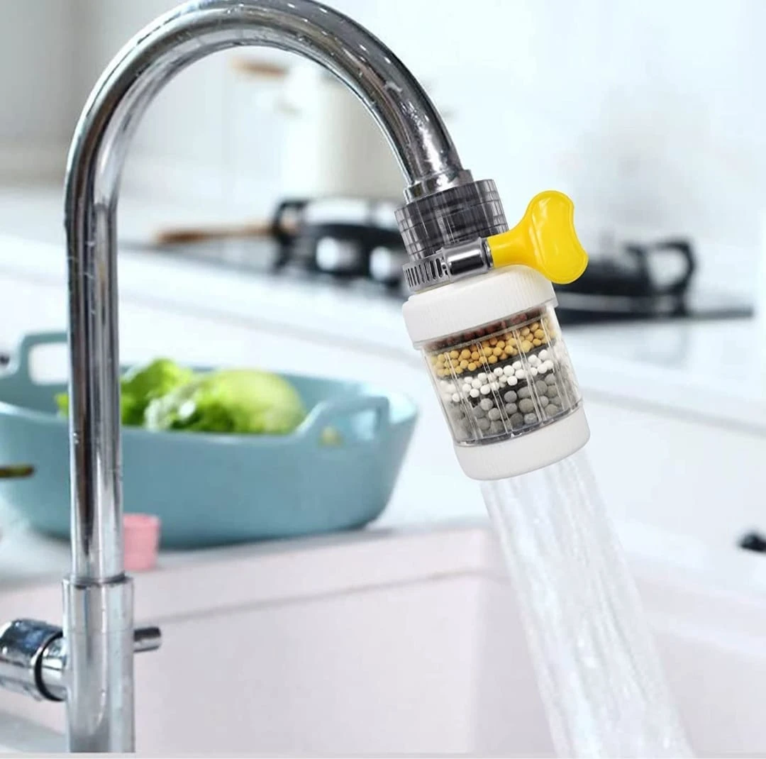 Fankiway Universal Interface Activated Carbon Faucet Water Filters Six Layer Water Filter Kitchen Gadgets
