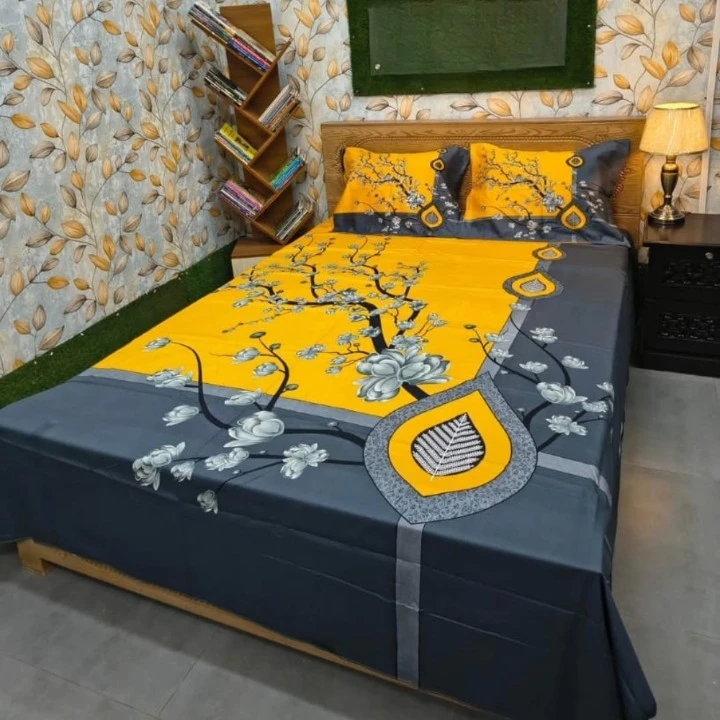 Luxury Panel Cotton Bed Sheet