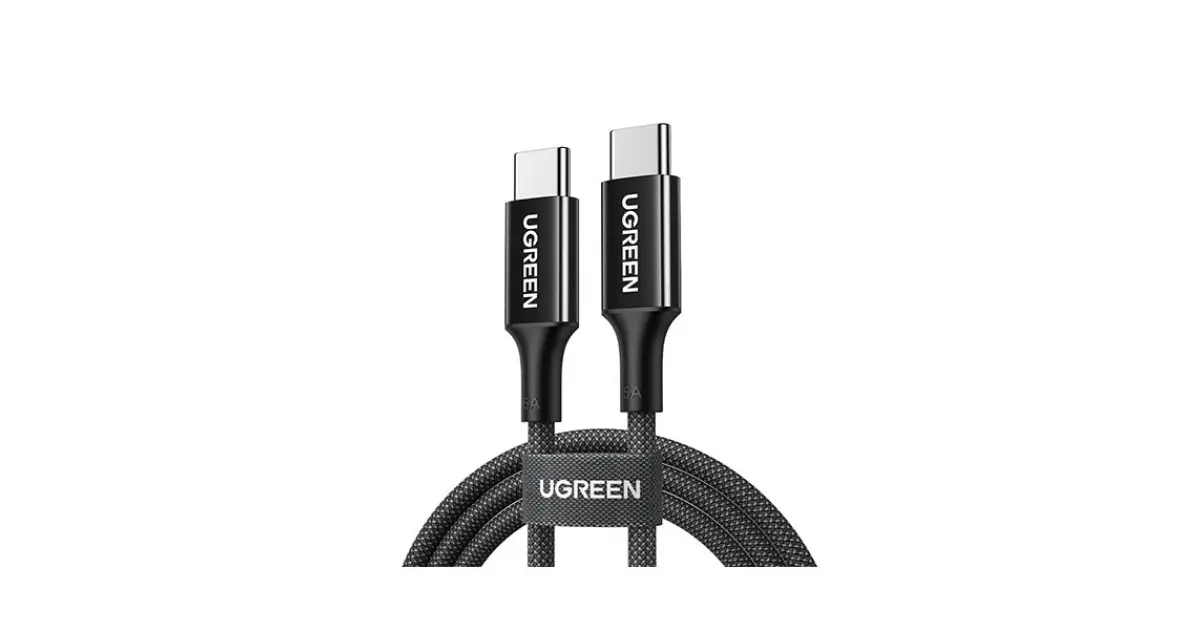 UGREEN US557 (15275) USB-C Silicone Fast Charging Cable - 1M