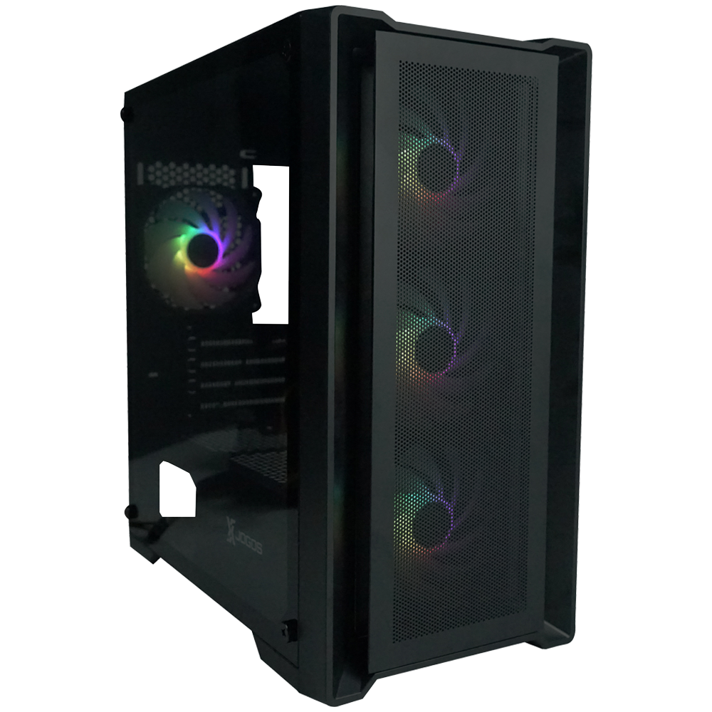 Xtreme XJOGOS M211BK RGB Mid Tower mATX Gaming Casing