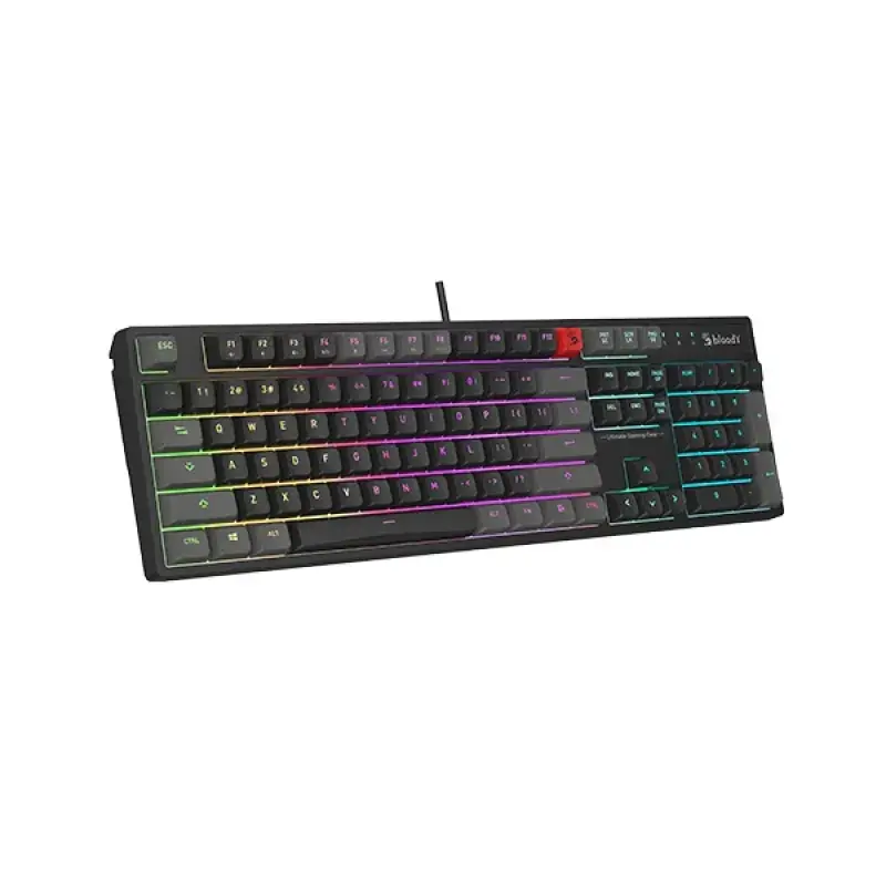 A4Tech Bloody B230N Neon Illuminate Lighting USB Gaming Keyboard - Black