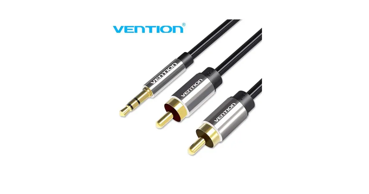 VENTION BCFBJ 3.5mm to 2RCA Audio Cable - 5M