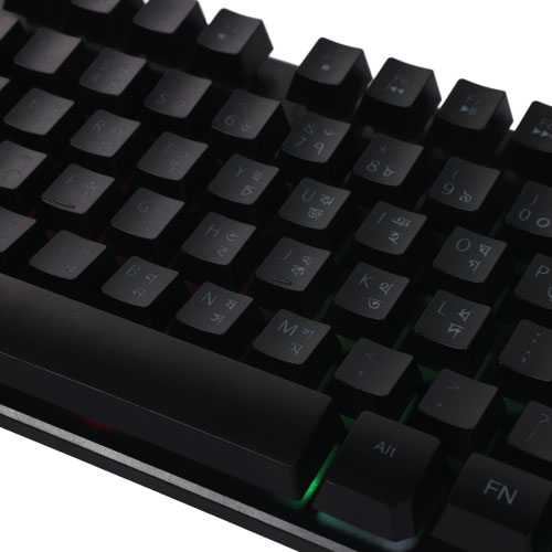 XJOGOS KB72R BACKLIT USB-BANGLA BLACK BLACK KEYBOARD