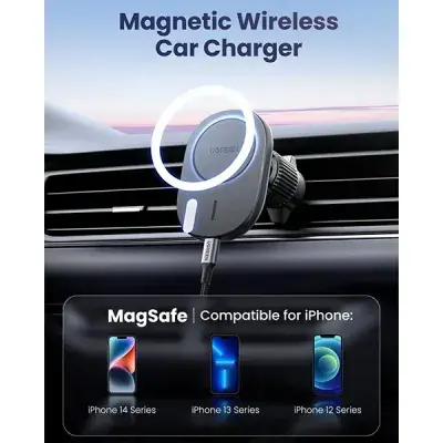 UGREEN CD345 (15120) 15W Magnetic Car Wireless Charger