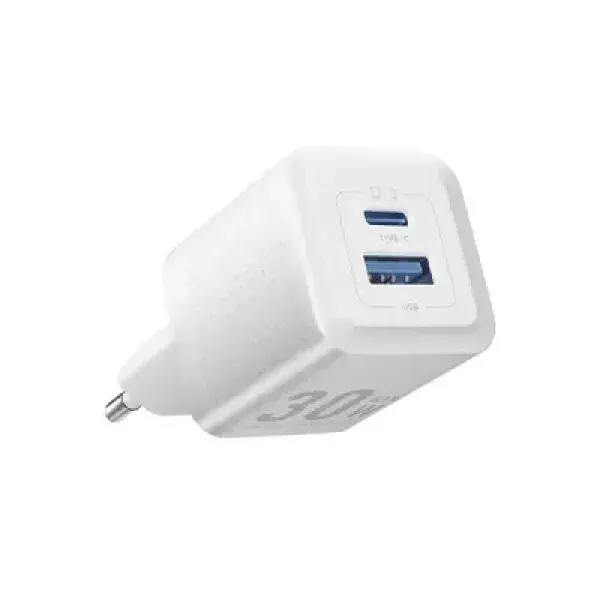 VENTION FEQW0-US 30W 2-Port USB (C+A) GaN Charger - US Plug