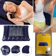 Air Abstract Travel Pillow Pack of 1 Colour Only Blue
