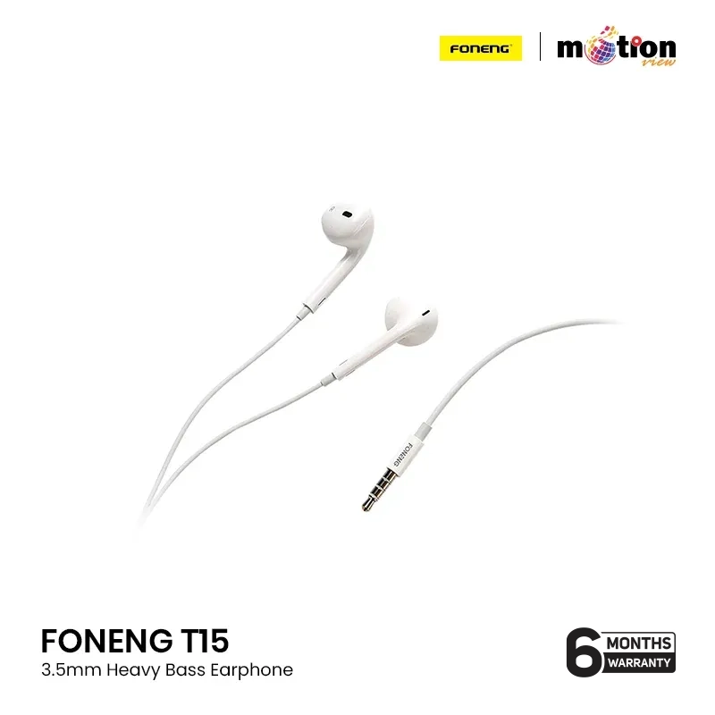FONENG T15 Half-In-Ear 3.5mm Heavy Bass Earphone
