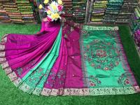 এমব্রয়ডাড়ী ধুপিয়ানসিল্ক শাড়ী