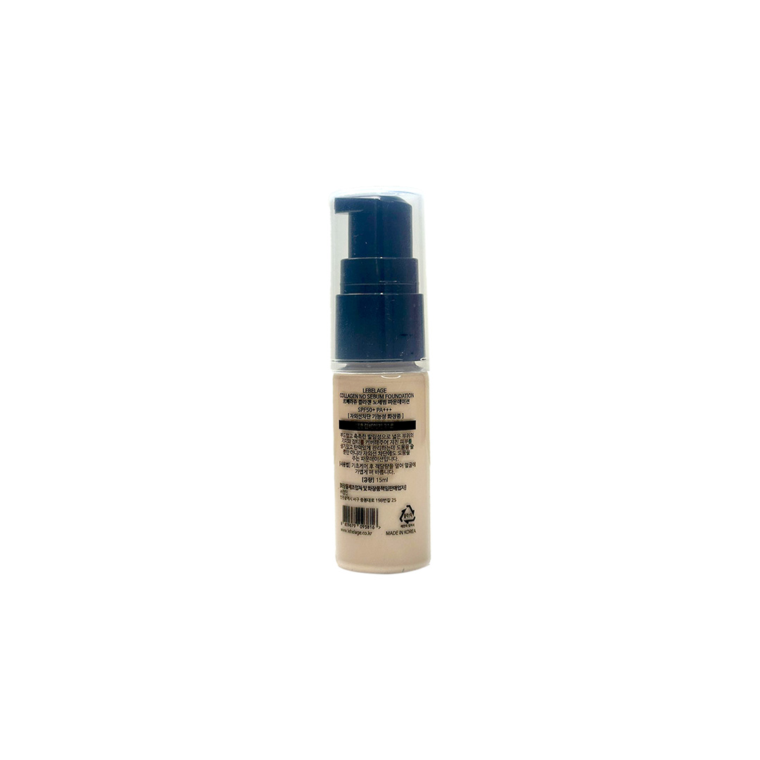 Lebelage Collagen No Sebum Foundation SPF50+ PA+++ 15 ml