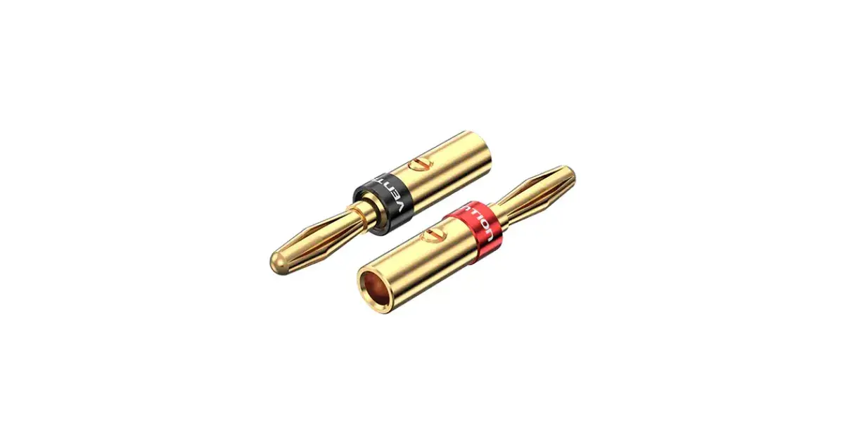 VENTION BFDJ0-2 Speaker Banana Plugs (1 Pair)