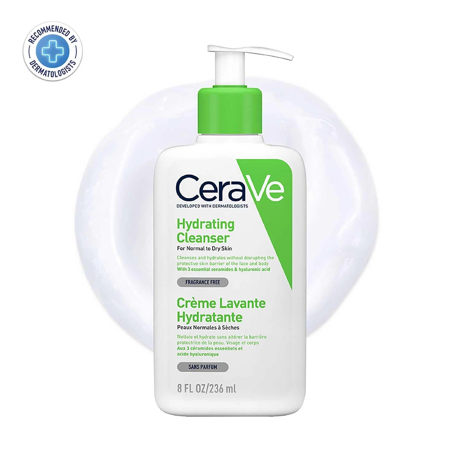 CeraVe Hydrating Cleanser For Normal To Dry Skin 236ml I Made in UK