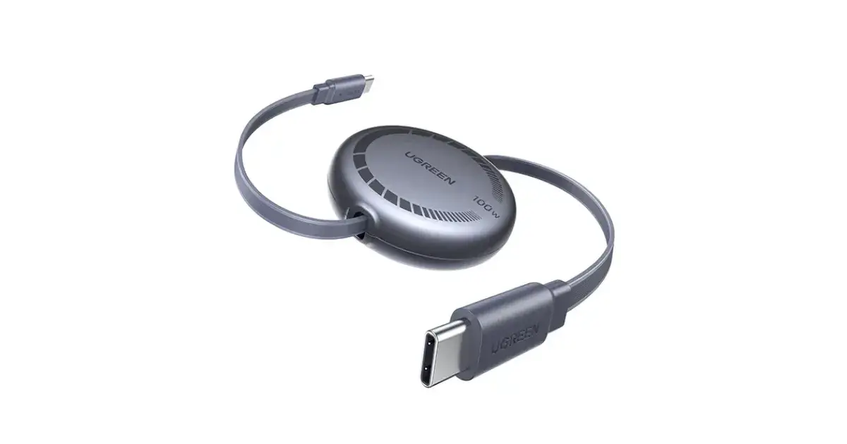UGREEN L531 (65905) USB-C PD Fast Charging Retractable Cable - 1M