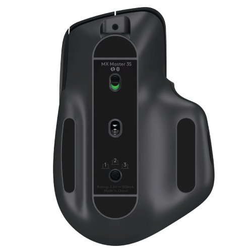 Logitech MX MASTER 3S Wireless and Bluetooth Mouse Graphite