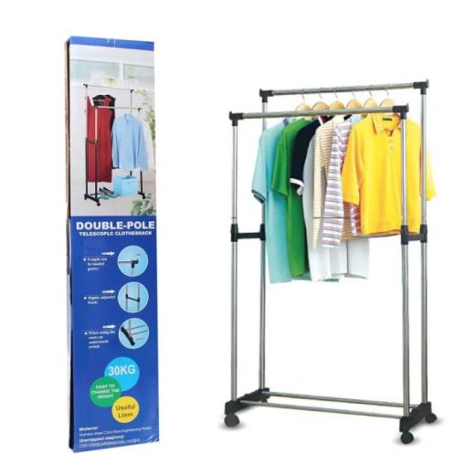 Double Pole Cloth Hanger Stainless