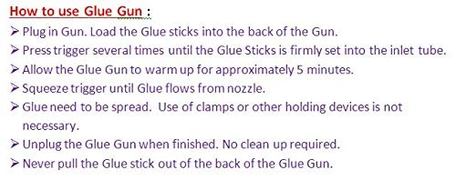 Hot Melt Glue Gun Kit for Quick Repairs with Free 02 Glue Sticks