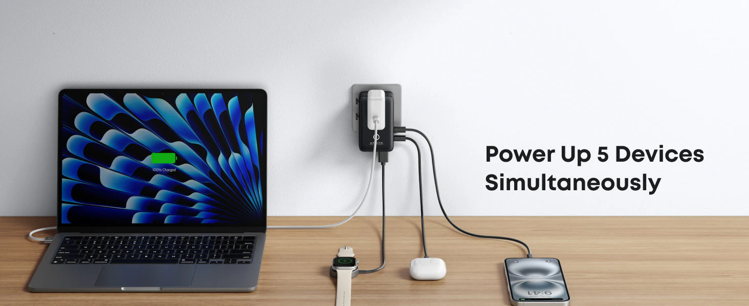 Anker Nano Travel Adapter (5-in-1, 20W) – Universal Fast Charging Travel Adapter feature image 5