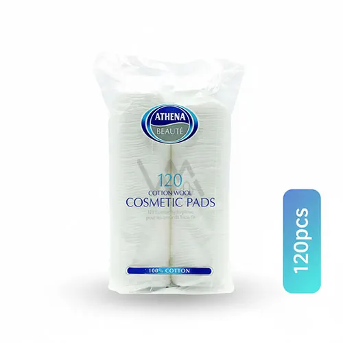 Athena Cotton Wool Cosmetic Pads 120pcs