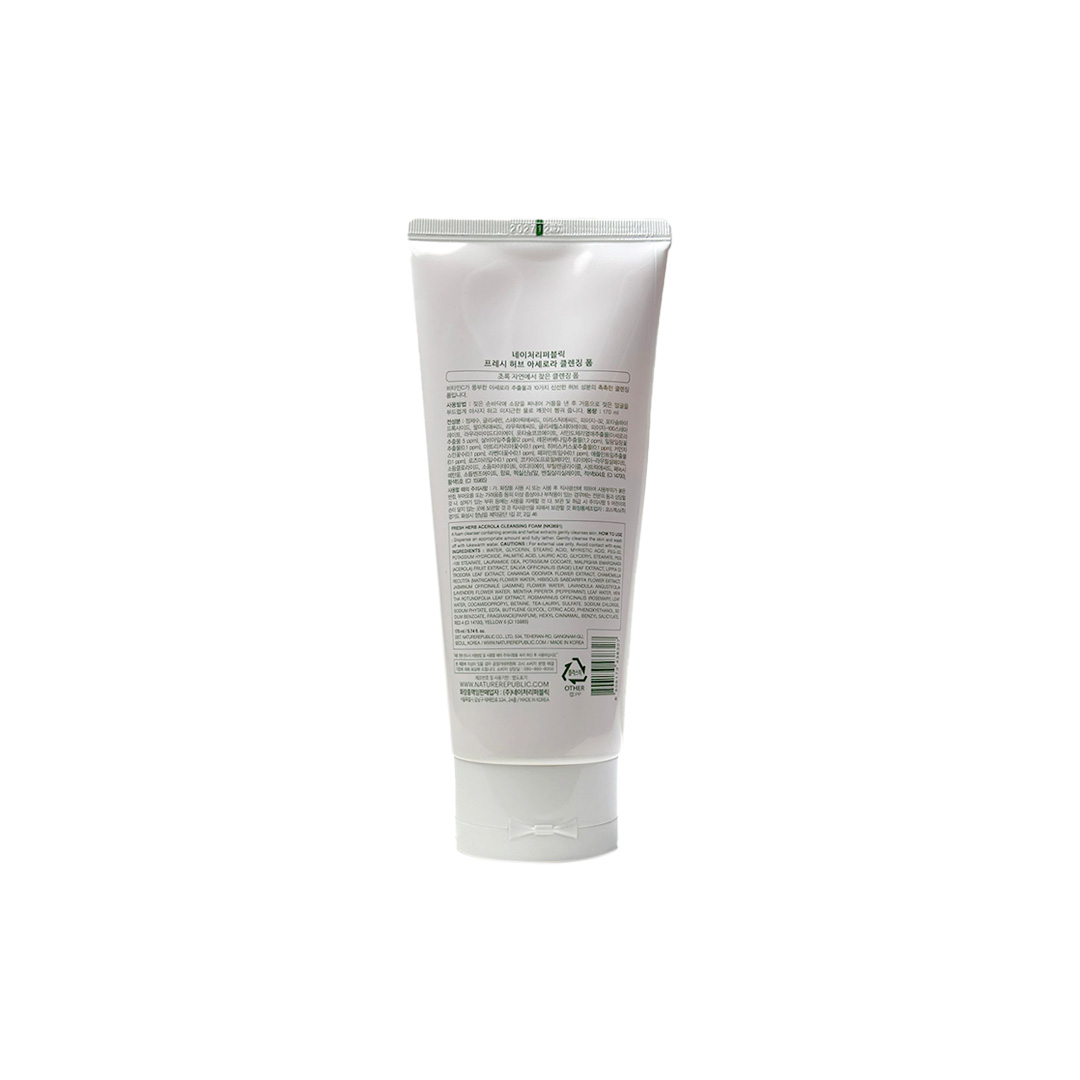 Nature Republic Fresh Herb Cleansing Foam 170 ml