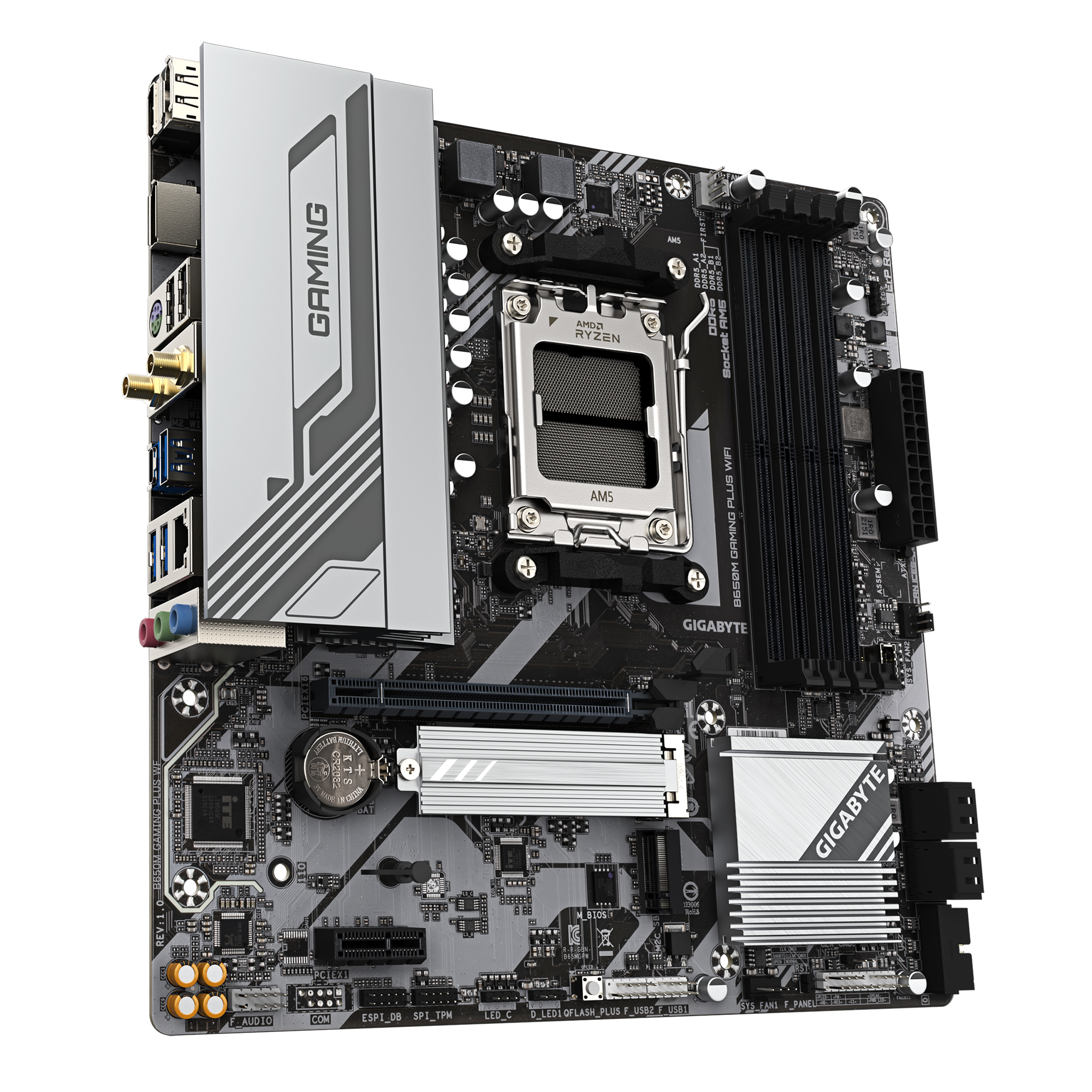 GIGABYTE B650M GAMING PLUS WIFI DDR5 AMD AM5 ATX Motherboard