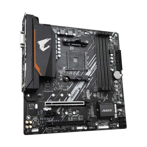 Gigabyte AMD Chipset B550M Aorus Elite AMD Micro ATX Motherboard
