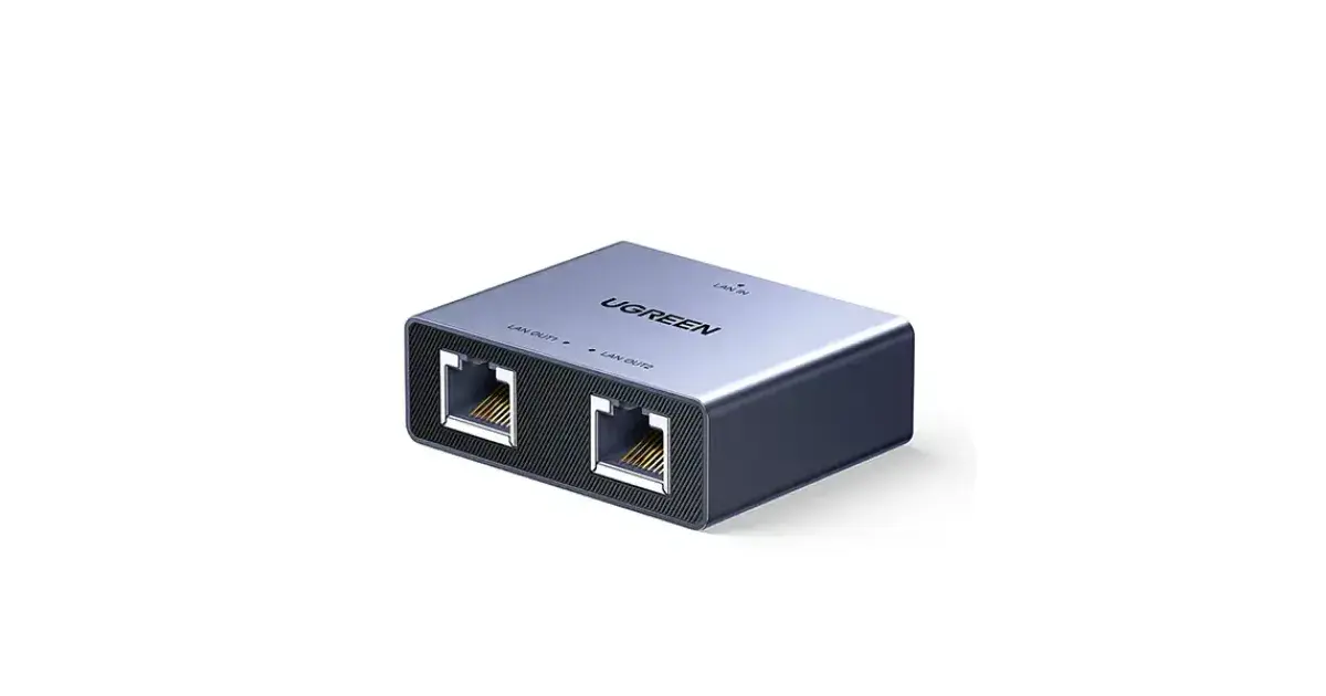 UGREEN NW301 (45311) 1 to 2 Gigabit Ethernet Splitter