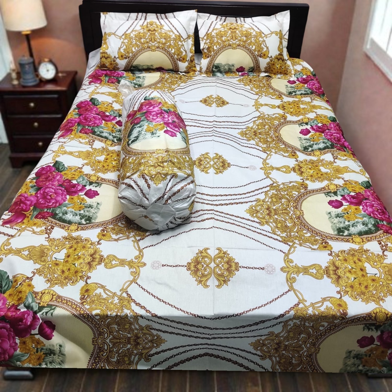 Twill cotton bed sheet