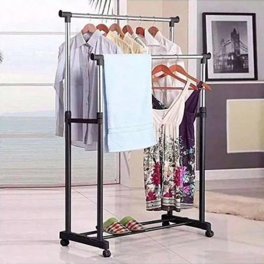 Double Pole Cloth Hanger Stainless