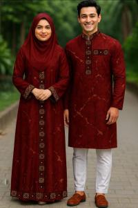 Eid Special Couple Panjabi Borka Combo