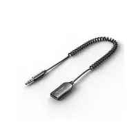 VENTION NAIHG USB Car Bluetooth 5.4 Coiled Cable Audio Receiver