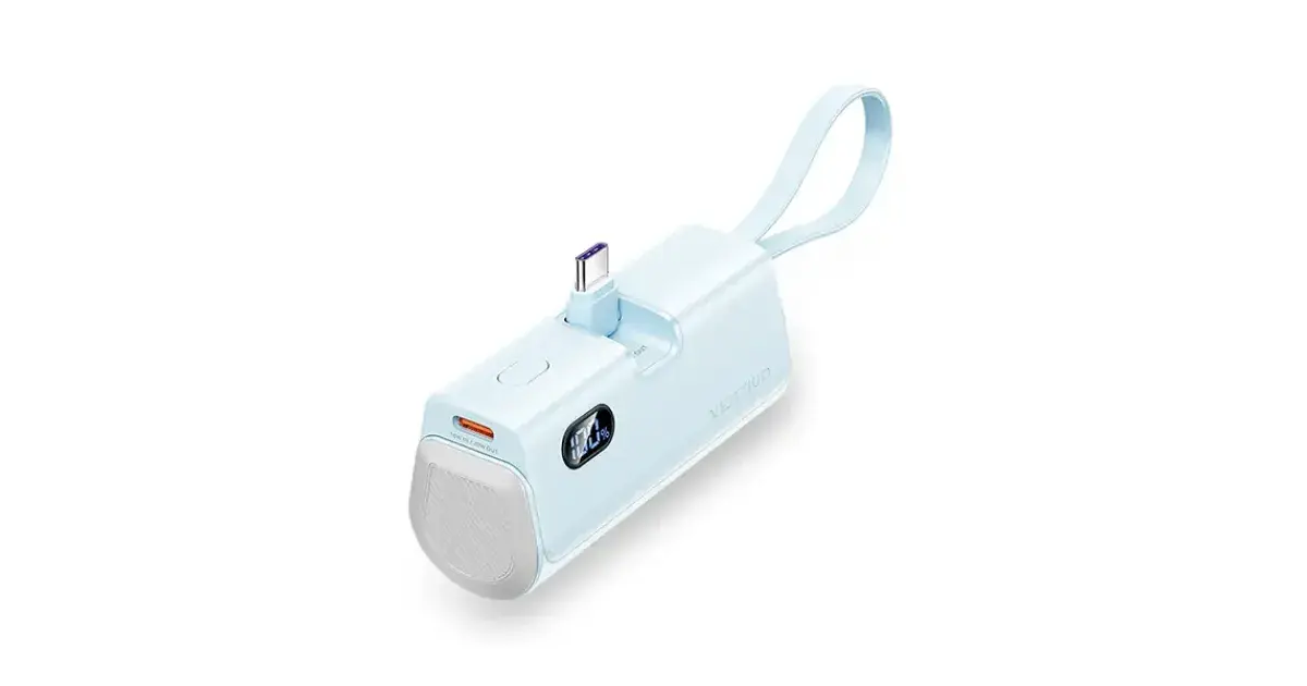VENTION FHQL0 LED Display 4800mAh Power Bank - Blue